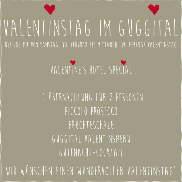 Hotel-Valentins-Arrangement Guggital